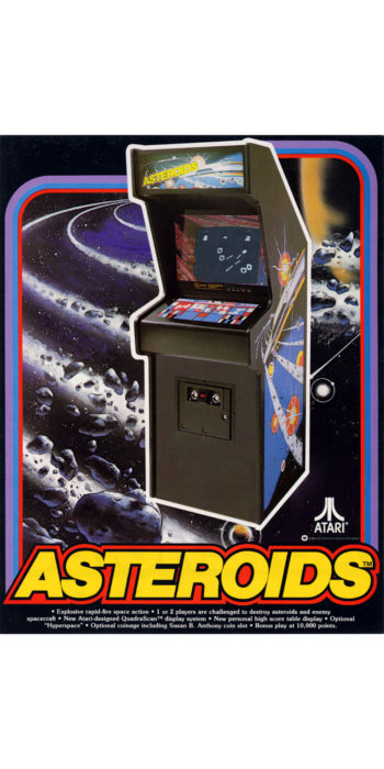 vernimark noleggio videogiochi arcade ASTEROIDS ATARI