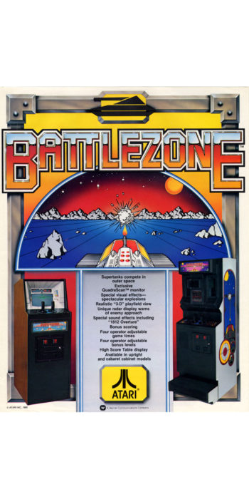 vernimark noleggio videogiochi arcade BATTLEZONE